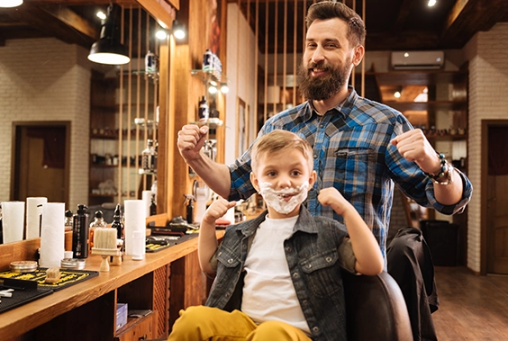 kid’s haircut smoother