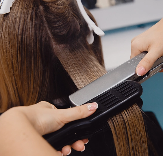 Flat iron hair outlet salon near me