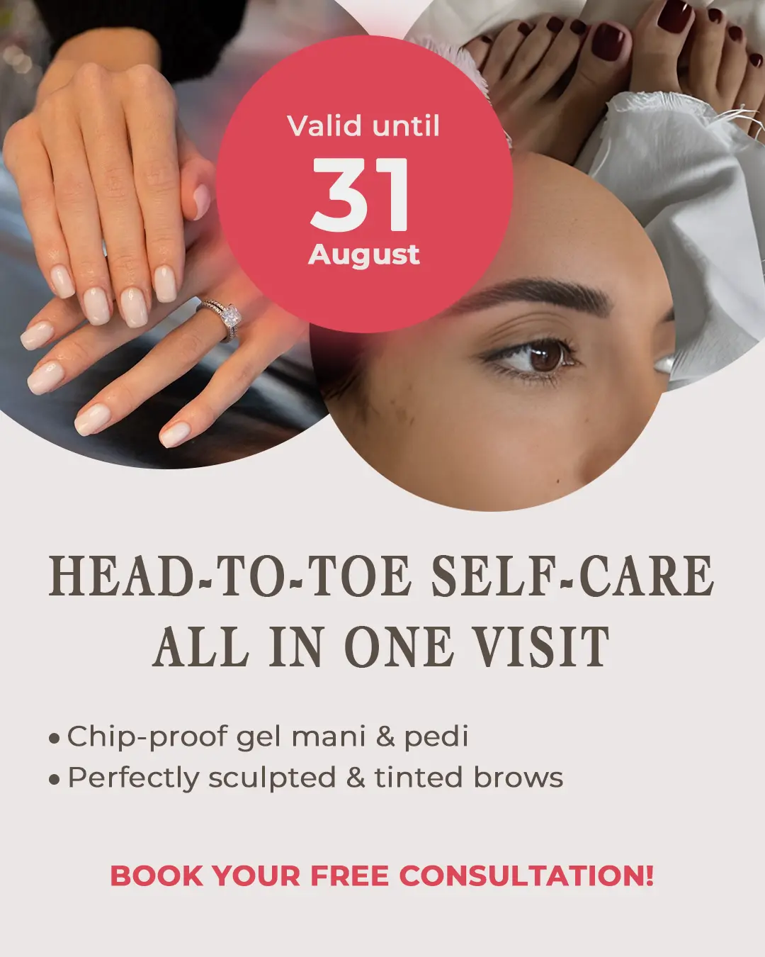 Head‑to‑toe self-care all in one visit